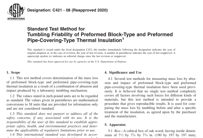 ASTM C421-08(R2020) pdf download