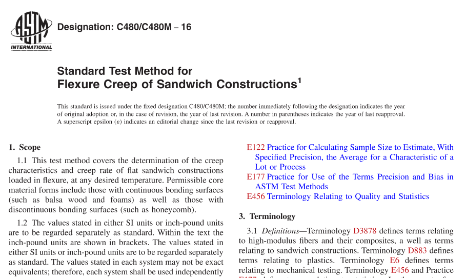 ASTM C480-16 pdf download