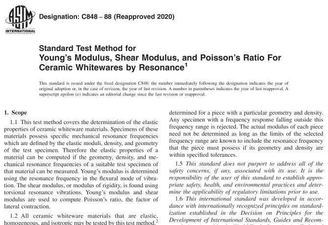ASTM C848-88(R2020) pdf download