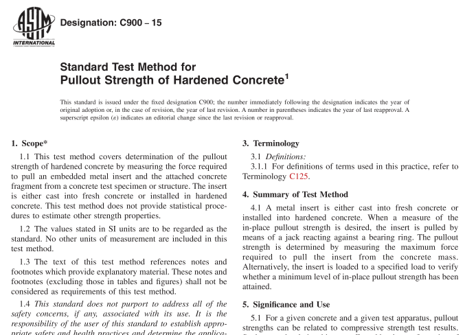 ASTM C900-15 pdf download
