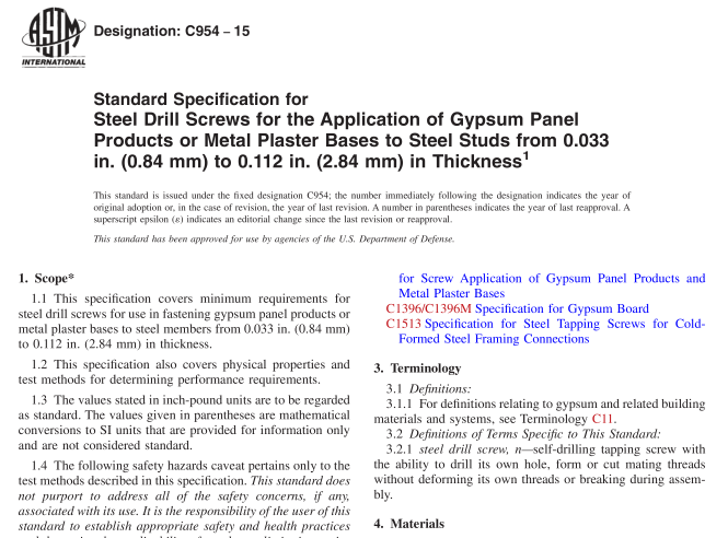 ASTM C954-15 pdf download