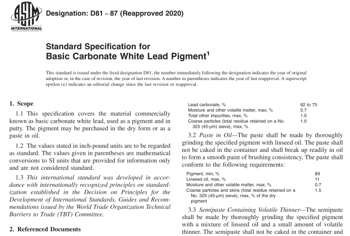 ASTM D81-87(R2020) pdf download
