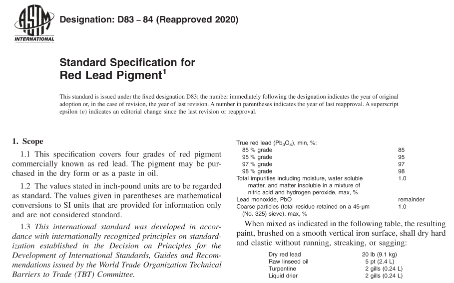 ASTM D83-84(R2020) pdf download