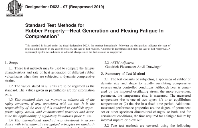 ASTM D623-07(R2019) pdf download