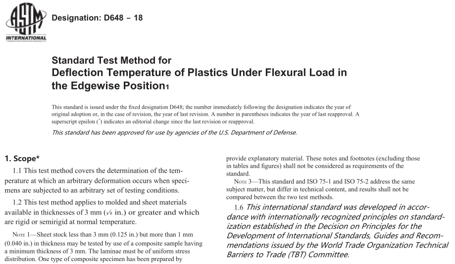 ASTM D648-18 pdf download
