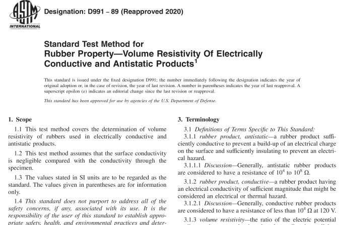 ASTM D991-89(R2020) pdf download