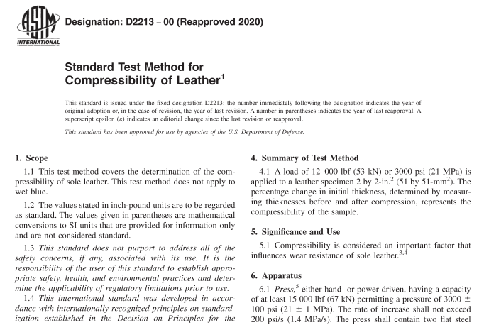 ASTM D2213-00(R2020) pdf download