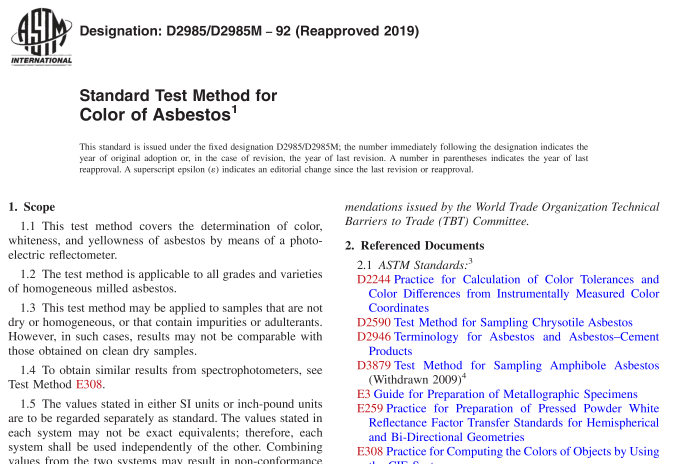 ASTM D2985-92(R2019) pdf download