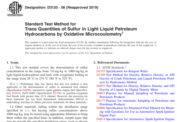 ASTM D3120-08(R2019) pdf download