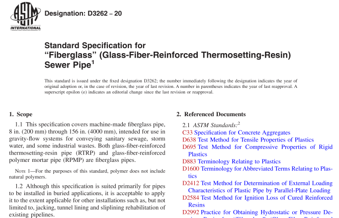ASTM D3262-20 pdf download