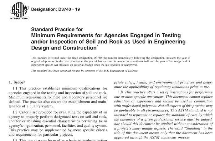 ASTM D3740-19 pdf download