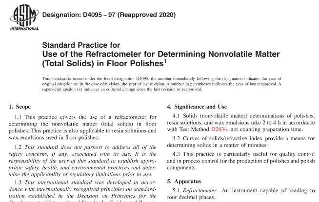 ASTM D4095-97(R2020) pdf download