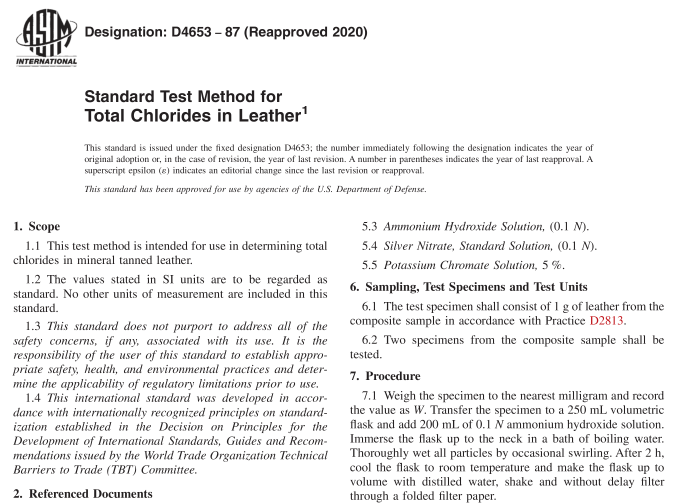 ASTM D4653-87(R2020) pdf download