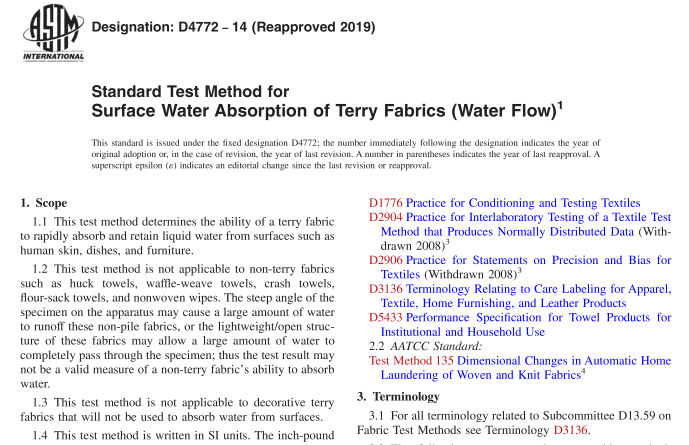 ASTM D4772-14(R2019) pdf download
