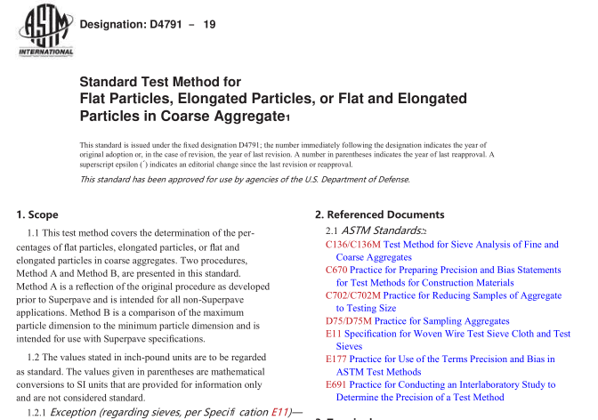 ASTM D4791-19 pdf download