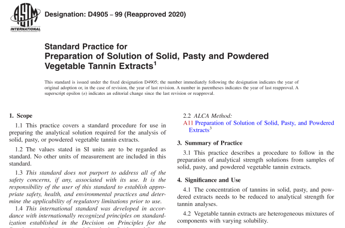 ASTM D4905-99(R2020) pdf download