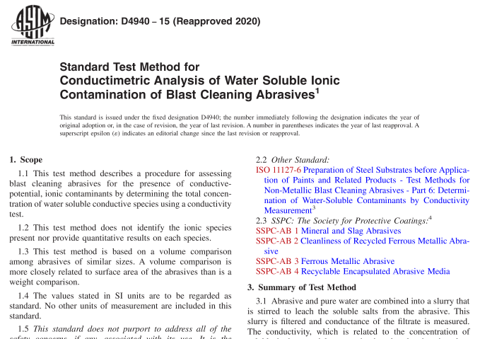 ASTM D4940-15(R2020) pdf download