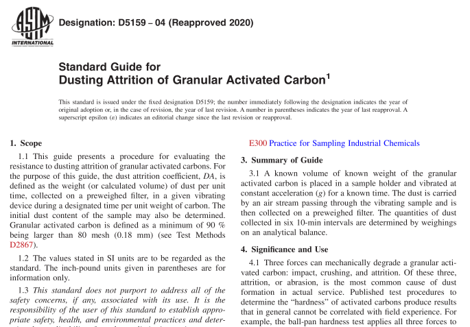ASTM D5159-04(R2020) pdf download