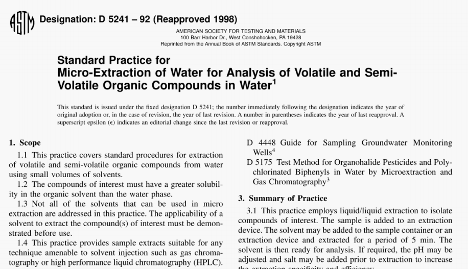 ASTM D5241-92(R1998) pdf download