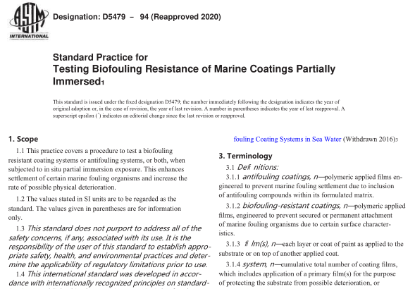 ASTM D5479-94(R2020) pdf download