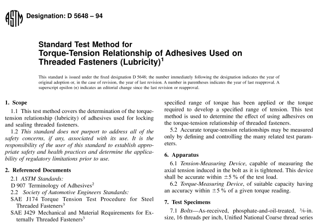 ASTM D5648-94 pdf download