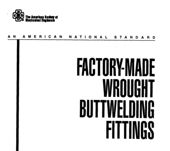 ASME B16.9:2001 pdf download
