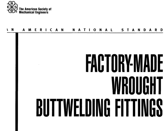 ASME B16.9:2003 pdf download
