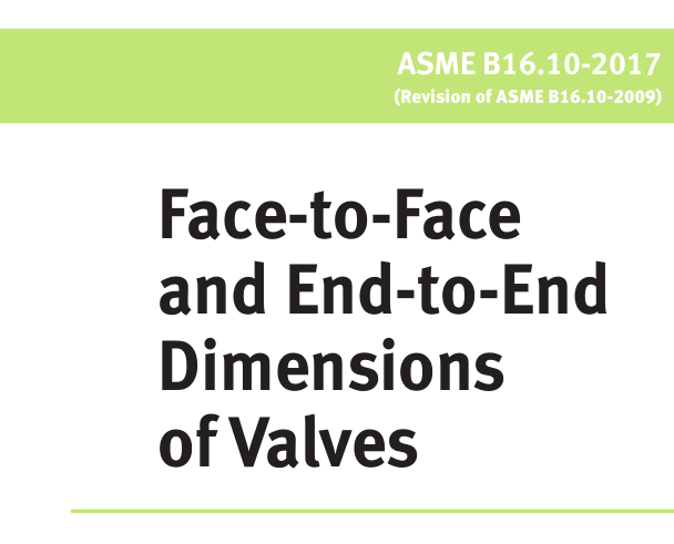 ASME B16.10:2017 pdf download