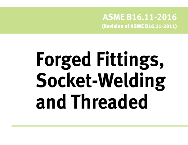 ASME B16.11:2016 pdf download