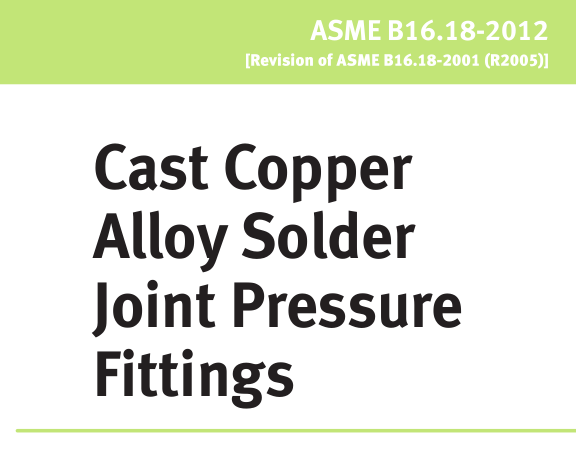 ASME B16.18:2012 pdf download