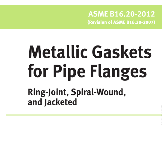 ASME B16.20:2012 pdf download