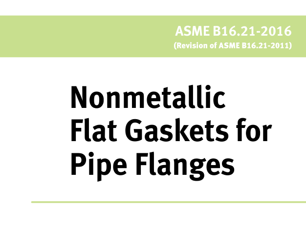 ASME B16.21:2016 pdf download