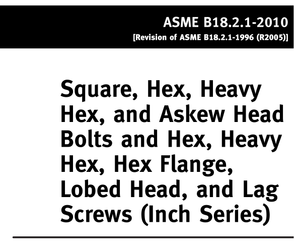 ASME B18.2.1:2010 pdf download