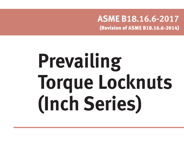 ASME B18.16.6:2017 pdf download