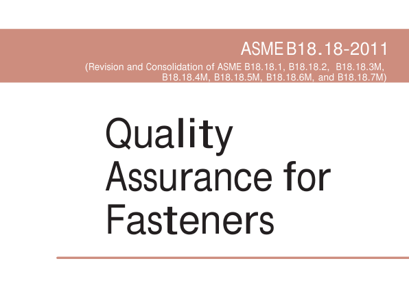 ASME B18.18:2011 pdf download
