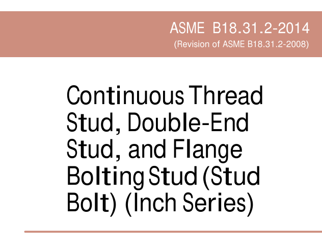 ASME B18.31.2:2014 pdf download