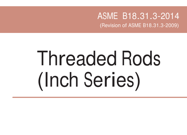 ASME B18.31.3:2014 pdf download