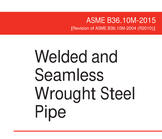 ASME B36.10M:2015 pdf download