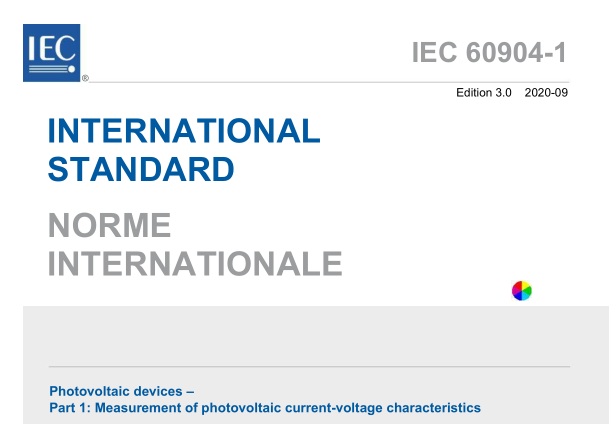 IEC 60904-3:2019 pdf download