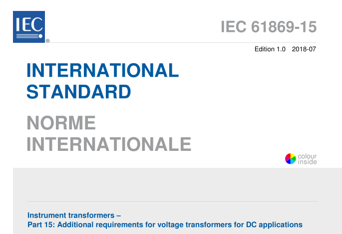 IEC 61869-15:2018 pdf download