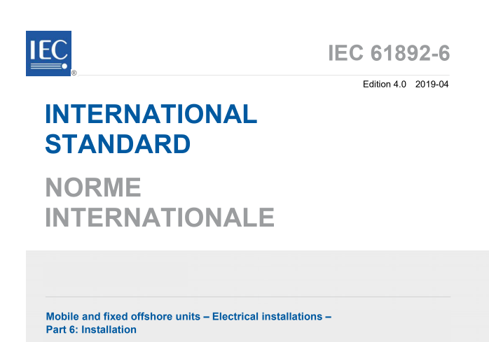 IEC 61892-6:2019 pdf download