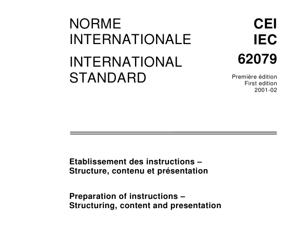 IEC 62079:2001 pdf download