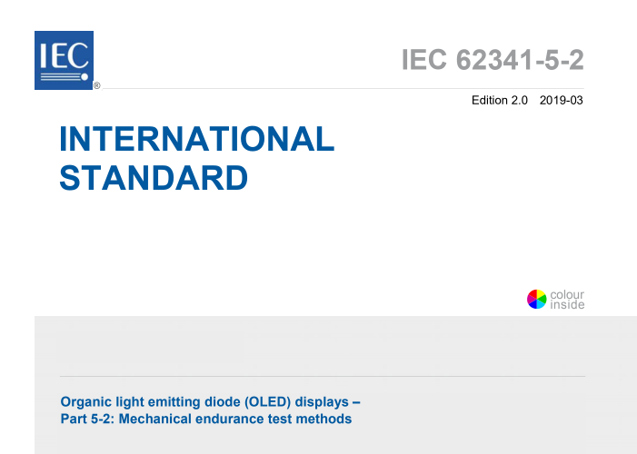 IEC 62341-5-2:2019 pdf download