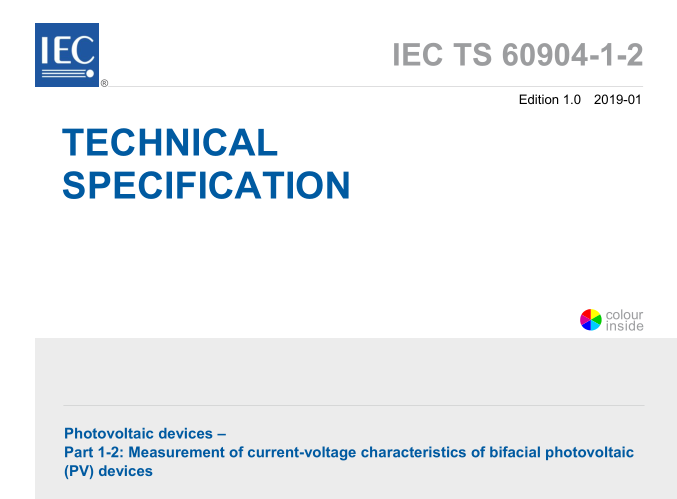 IEC TS 60904-1-2:2019 pdf download