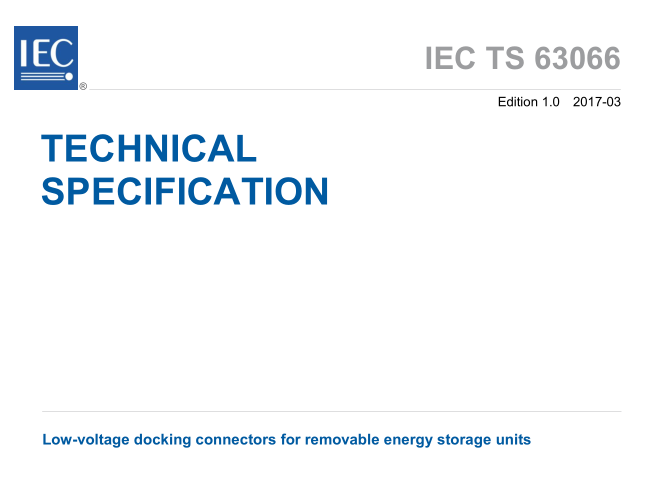 IEC TS 63066:2017 pdf download