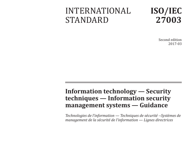 ISO IEC 27003:2017 pdf download