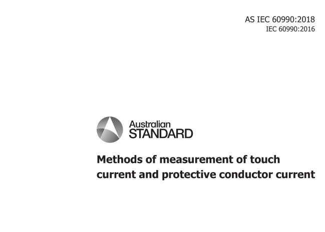AS IEC 60990:2018 pdf download