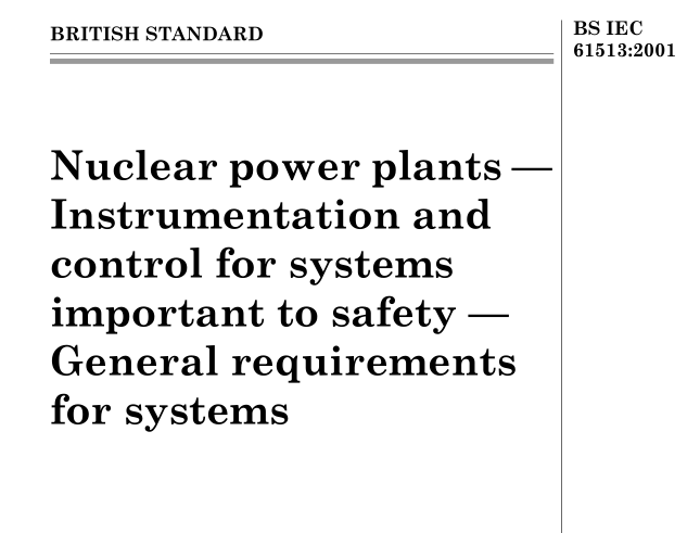 BS IEC 61513:2001 pdf download