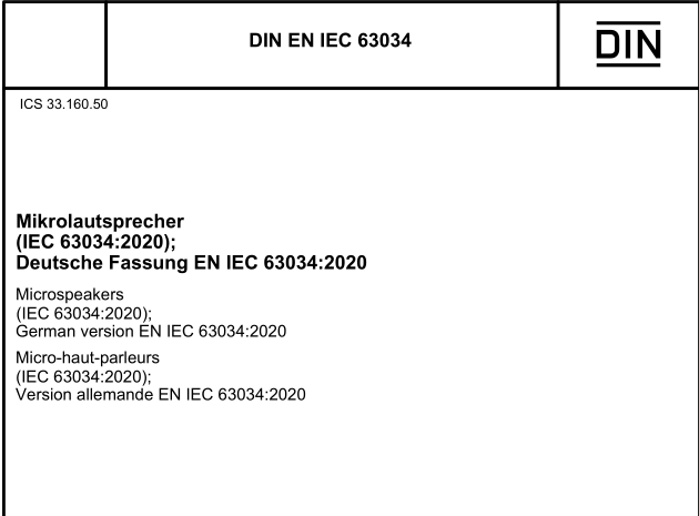 DIN EN IEC 63034:2021 pdf download