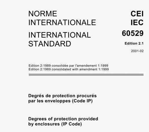 IEC 60529:2001 pdf download